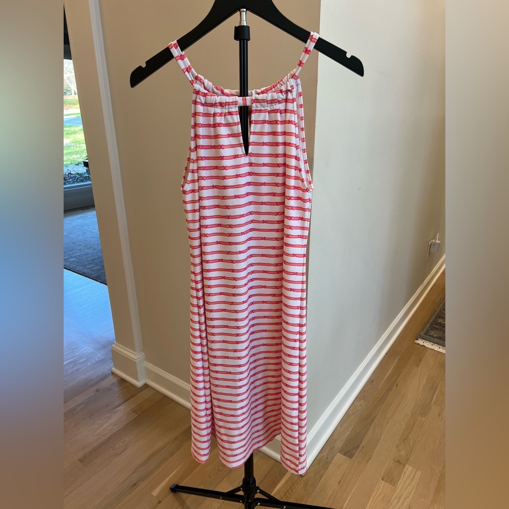 Kaeli Smith Pink and Melon Bamboo Dress (Sz M)